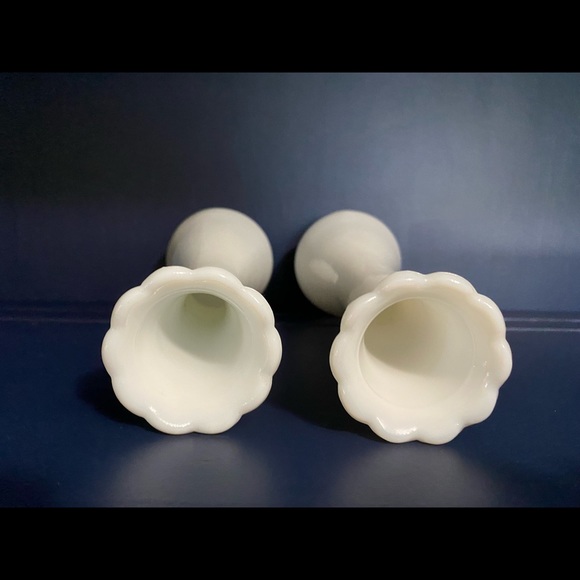 Vintage Milk Glass Vases - Picture 3 of 3